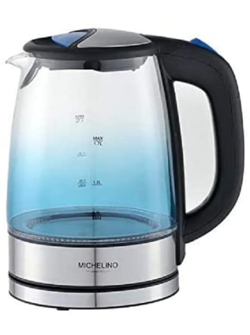 Michelino Wasserkocher 1,7L in Schwarz