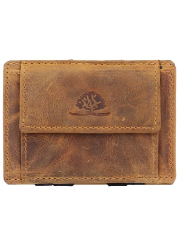 Greenburry Vintage Magic Geldbörse RFID Leder 10 cm sahara tan
