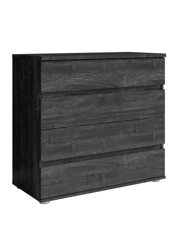 Feldmann-Wohnen Kommode Togo Portland Esche dunkel 91,5 / 42 / 85cm