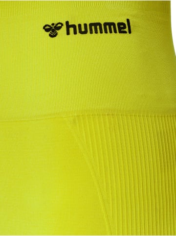 Hummel Hummel Shorts Hmltif Yoga Damen Atmungsaktiv Dehnbarem Feuchtigkeitsabsorbierenden Nahtlosen in SULPHUR SPRING