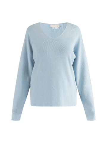 RISA Strick Pullover in Hellblau