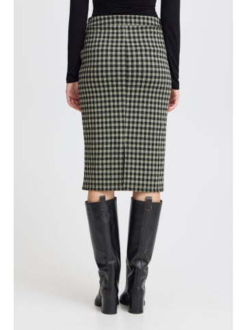 ICHI IHKATE CHECKY SK slim fit in Vetiver