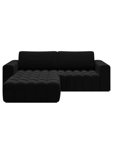 MF Design Bonita Recamiere Links in Schwarz -  (L) 175 x (B) 250 x (H) 92 cm