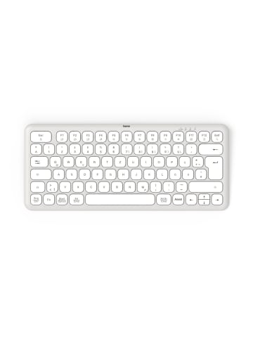 Hama WK-500, Weiß, QWERTZ in Weiß
