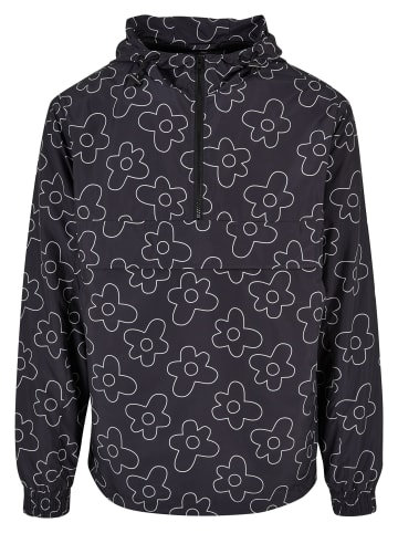 Urban Classics Windbreaker in blackflower