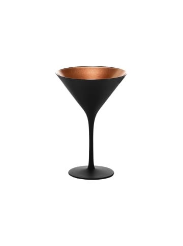 Stölzle 6er Set Cocktailschalen Elements 240 ml in Schwarz-Bronze