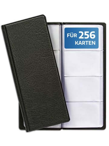 Praknu Visitenkartenmappe 256 Karten