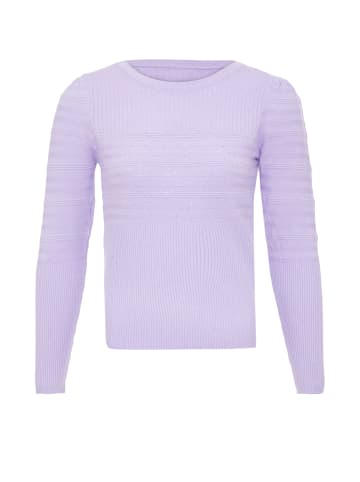 bling bling by leo Strickpullover in Lavendel