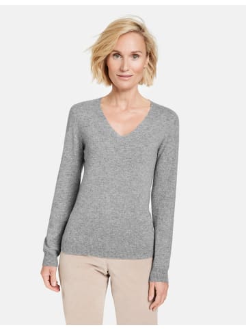 Gerry Weber Pullover Langarm Rundhals in Space Rocket Melange