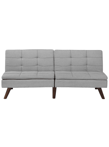 Beliani 3-Sitzer Sofa RONNE in Grau/Braun - (W) 180 x (H) 76 x (L) 95 cm