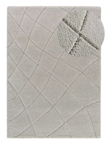 Atticgo Hochflor-Teppich MOLIER in silber