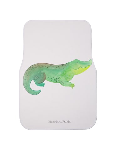 Mr. & Mrs. Panda Automatte Krokodil ohne Spruch in Weiß
