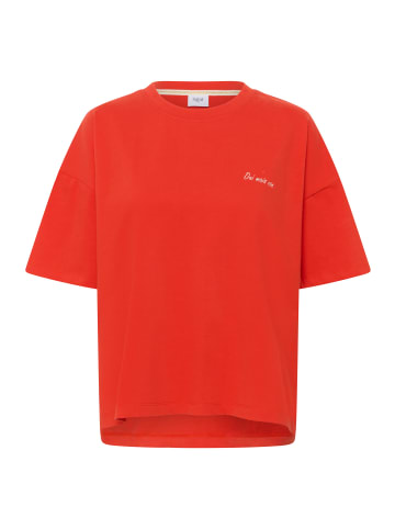 SAINT TROPEZ T-shirt PoppySZ Oversize fit in Valiant Poppy