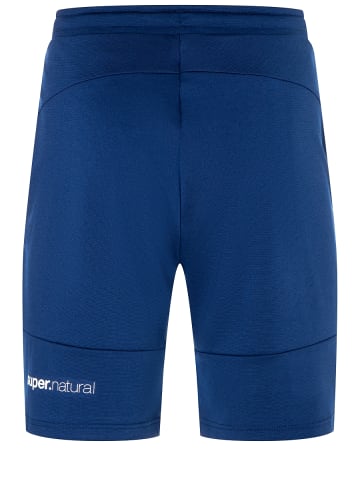 super.natural Merino Shorts in blau