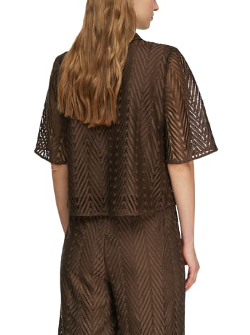 comma Bluse in schoko - 0002