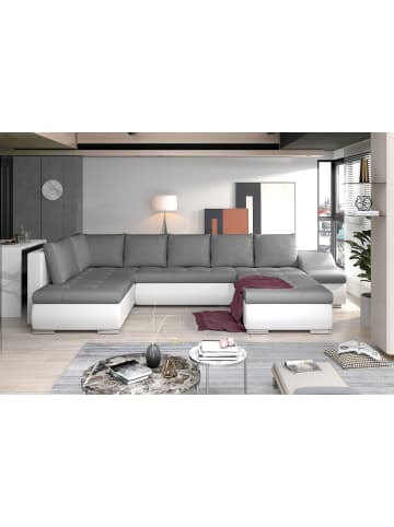 MF Design Gio Recamiere Rechts in Grau -  (L) 190 x (B) 351 x (H) 82 cm