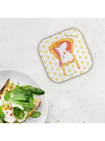 Mr. & Mrs. Panda Untersetzer für Gläser Einhorn Prinzessin ohne ... in Weiß