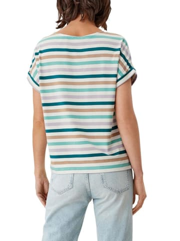 S.OLIVER RED LABEL T-Shirt in cream turquoise