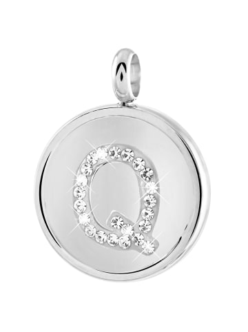 Lucardi Anhänger "Buchstabe Q" Rund