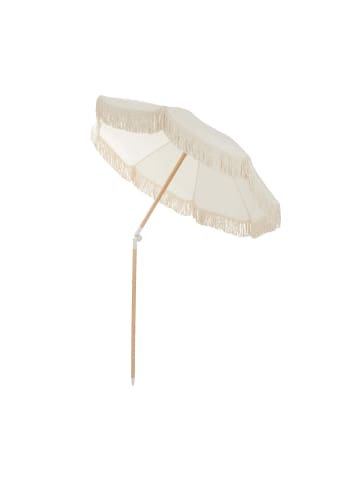 Butlers Strandschirm mit Fransen Ø180cm BOHO LOUNGE in Creme