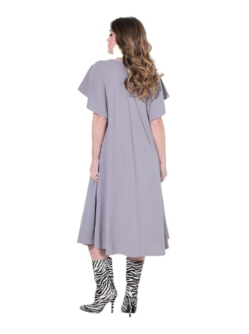 MIAMODA Midikleid in mittelgrau