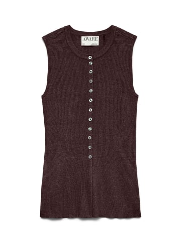 Vero Moda Weste in Chocolate Plum