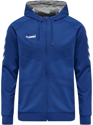 Hummel Hummel Reißverschluss Cotton Hoodie Hmlgo Multisport Herren in TRUE BLUE