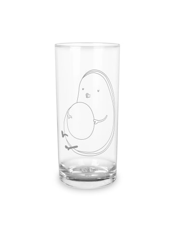 Mr. & Mrs. Panda Wasserglas Avocado Pfeifen ohne Spruch in Transparent