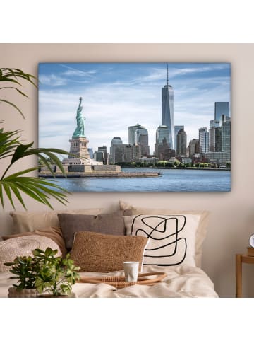 MuchoWow Leinwand Bilder Freiheitsstatue