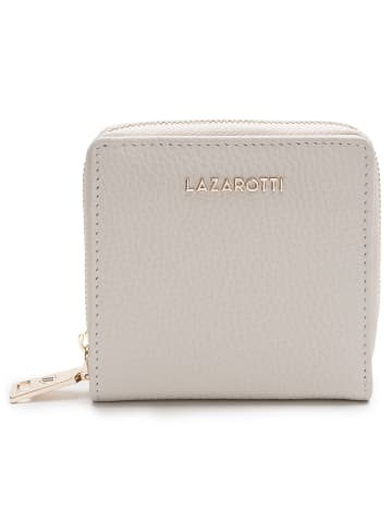 Lazarotti Bologna Leather Geldbörse Leder 10 cm in cream