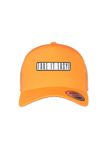 F4NT4STIC Trucker Cap Neon Take It Easy in neonorange