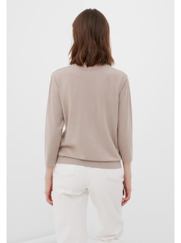 Finn Flare Langarmshirt Basic in light brown