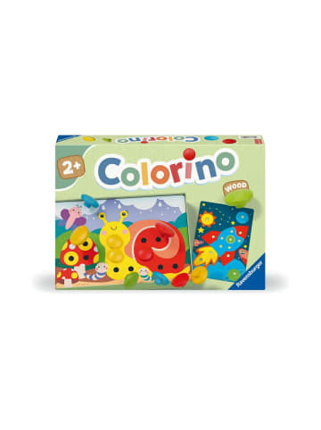 Ravensburger Lernspielzeug Mein Holz-Colorino - Steckspiel mit Holzsteinen, ab 2 Jahre