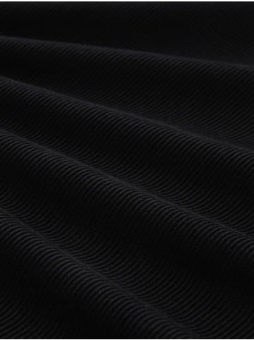 TOM TAILOR Denim Langarmshirt in schwarz