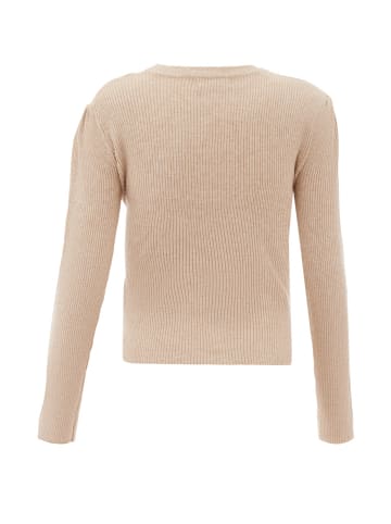 NAEMI Strickpullover in Beige