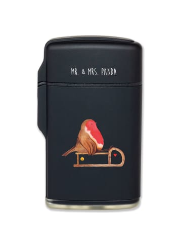 Mr. & Mrs. Panda sturmfeuerzeug Rotkehlchen Schlitten ohne Spruch in Schwarz