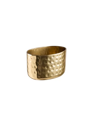 APS Schale -CRAFT- 8,5 x 6,5 cm, H: 5,5 cm Aluminium, Gold-Look