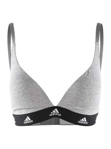 adidas Bügelloser BH PADDED BRALETTE in Grau