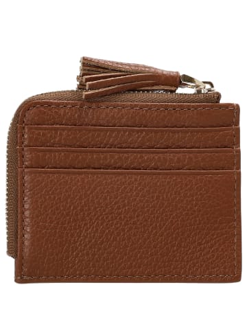 COCCINELLE Tassel - Kreditkartenetui 6cc 10 cm (ribes) in cognac