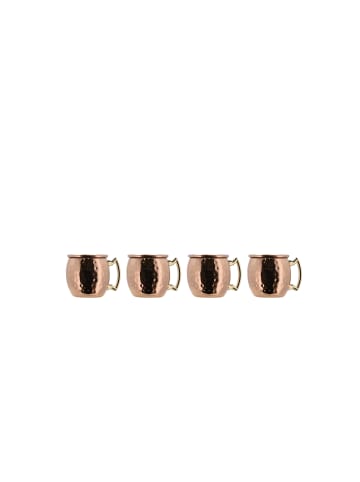 Lyngby Glas Messglas in Kupfer/Stahl