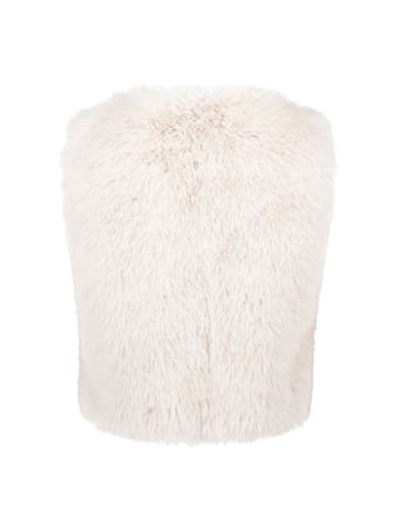 Zero  Weste in Felloptik in Sandshell