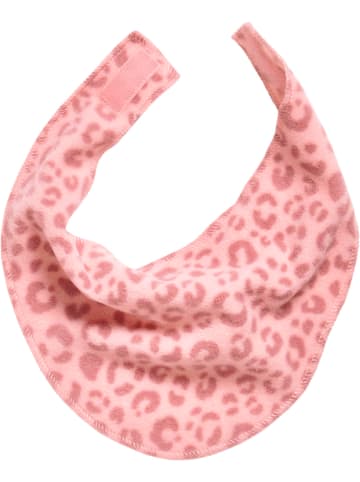 Playshoes Fleece-Dreieckstuch Leo-Print in Rosa