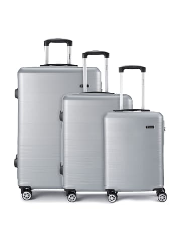 benzi 5330 4 Rollen Kofferset 3-teilig silber