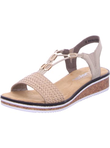 rieker Keilsandalette in beige