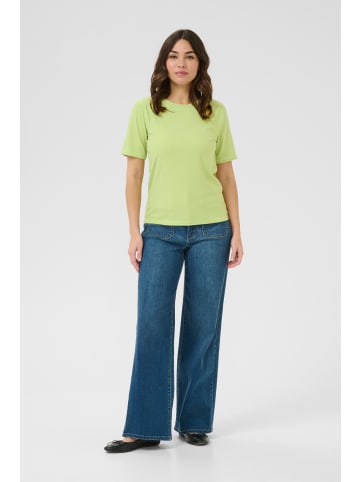 Kaffe T-Shirt kurzarm KAsamantha Regular fit in Lettuce Green CC
