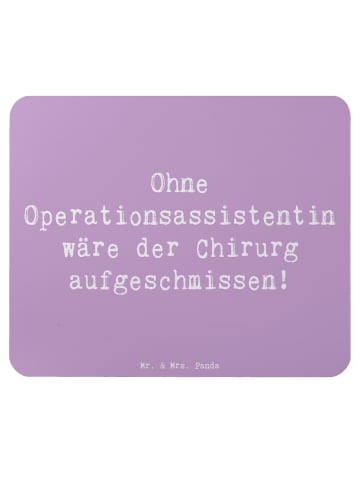 Mr. & Mrs. Panda Mauspad Spruch Operationsassistentin Wichtigkei... in Lavendeltraum