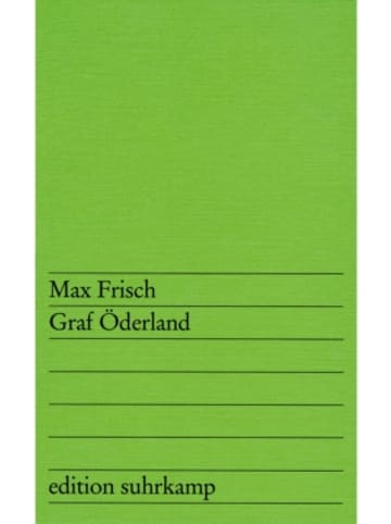 Suhrkamp Buch - Graf Öderland