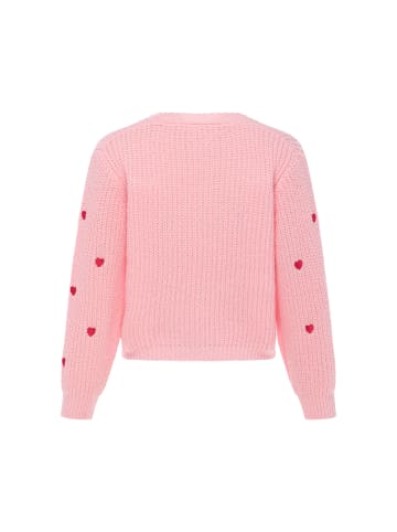 Swirly Women Cardigan in Rose