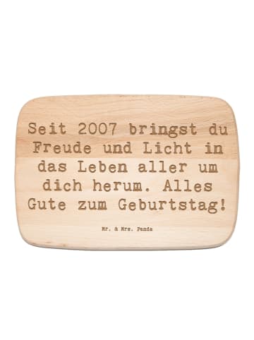 Mr. & Mrs. Panda Schneidebrett Spruch 2007 Geburtstag mit Spruch in Transparent