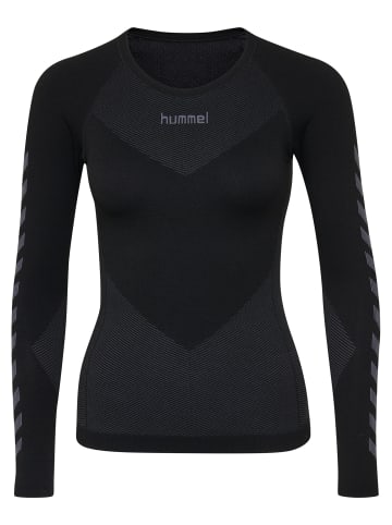 Hummel Hummel T-Shirt Hummel First Multisport Damen Dehnbarem Nahtlosen in BLACK